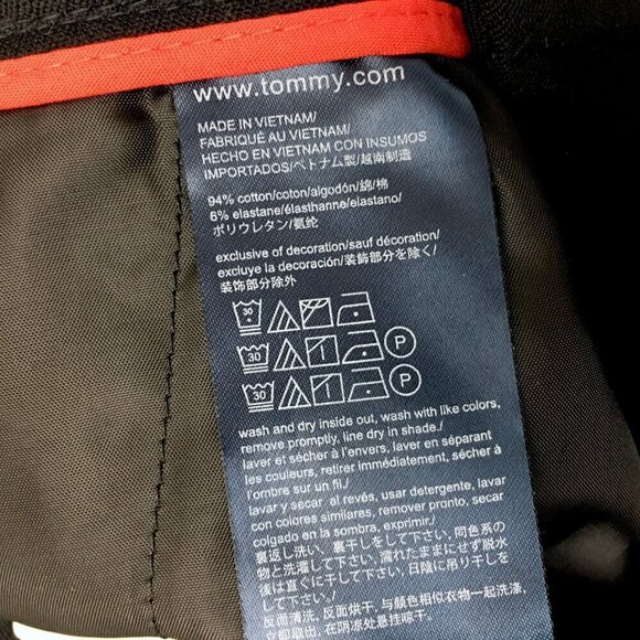 NEW Tommy Hilfiger Women's Black Riley Pants Skinny Mid Rise size 00 - Picture 8 of 10